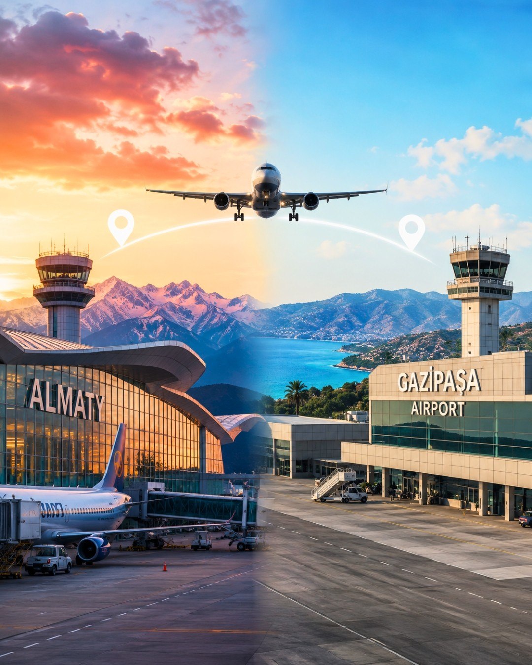 Kazakistan’dan Gazipaşa-Alanya’ya Direkt Uçuşlar